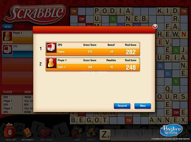 scrabble