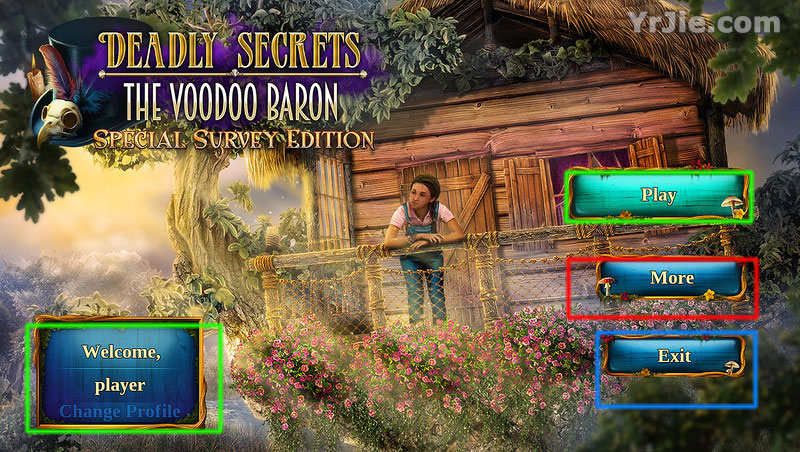 Deadly Secrets: The Voodoo Baron Walkthrough