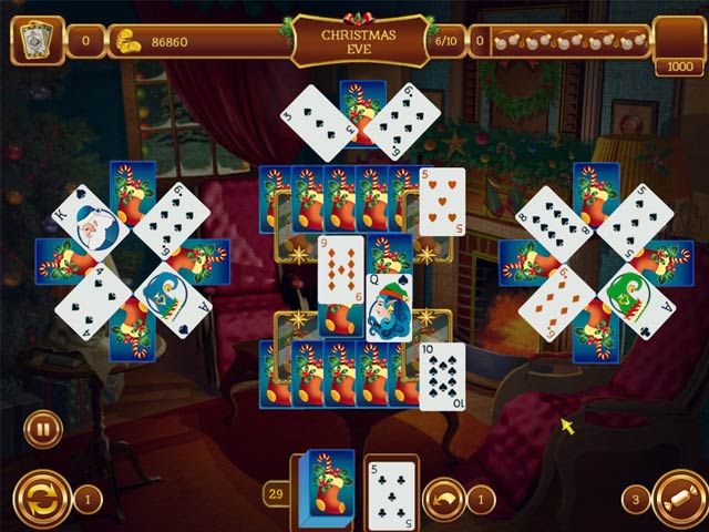 solitaire game: christmas screenshots 1