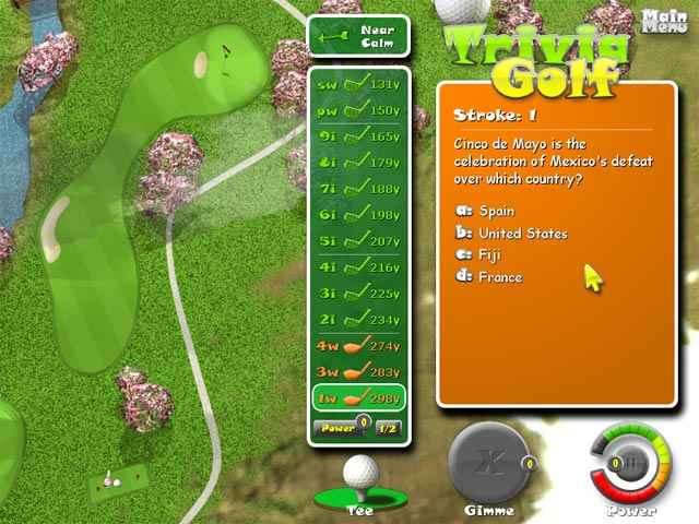 trivia golf screenshots 1