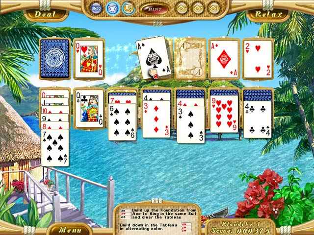 dream vacation solitaire screenshots 1