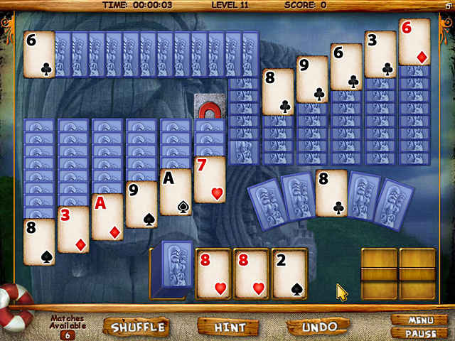 mystery solitaire: secret island screenshots 1