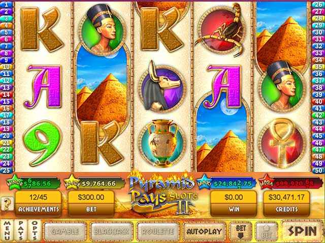 pyramid pays slots ii screenshots 2