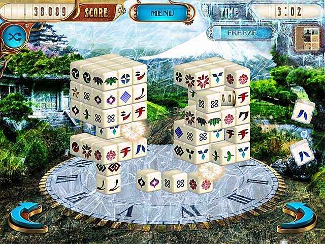 mahjongg dimensions deluxe: tiles in time screenshots 3