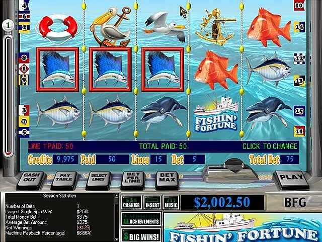 reel deal slots: fishin'fortune screenshots 1