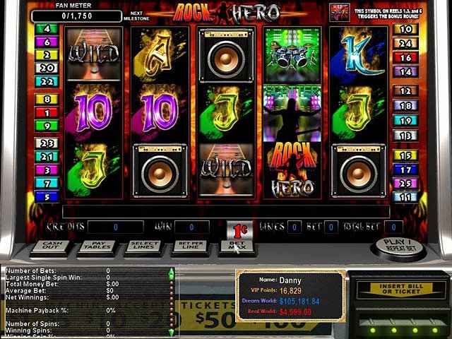 epic slots: rock hero screenshots 1