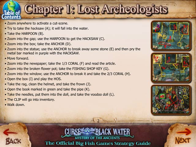 mystery of the ancients: the curse of the black water strategy guide screenshots 1