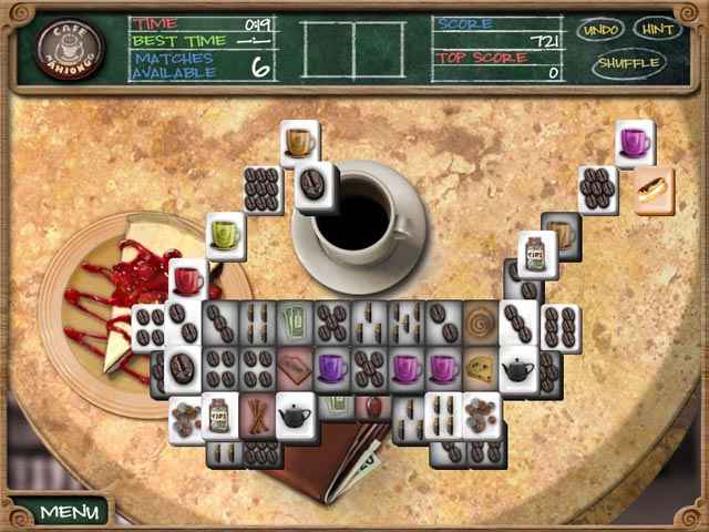 cafe mahjongg screenshots 1