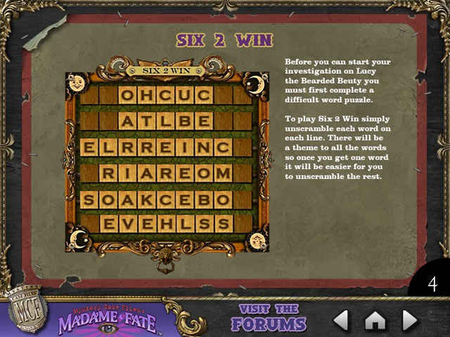 mystery case files: madame fate strategy guide screenshots 2