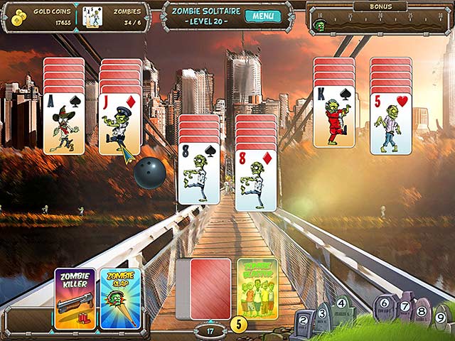 zombie solitaire screenshots 1