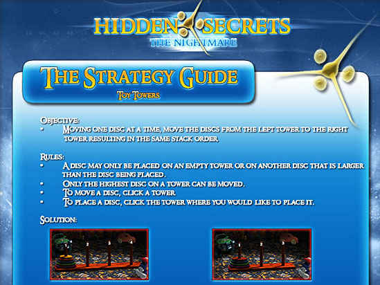 hidden secrets: the nightmare strategy guide screenshots 1