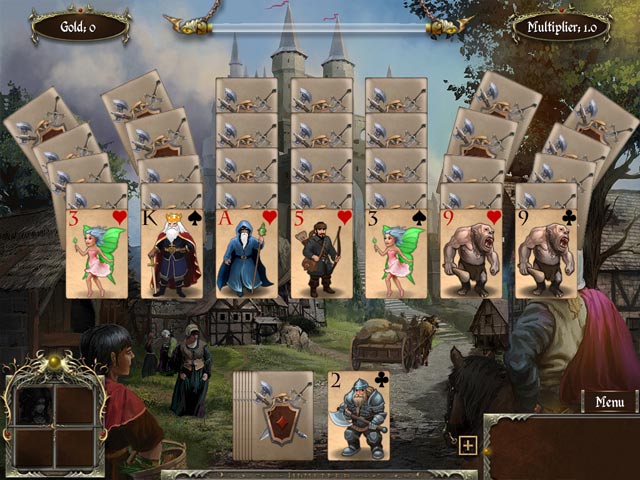 legends of solitaire: curse of the dragons screenshots 1