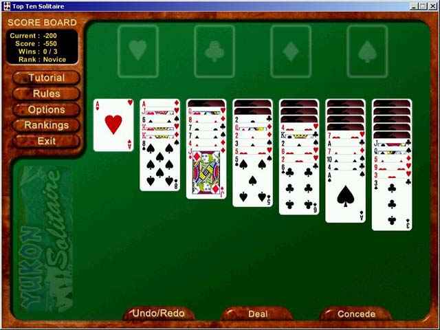 top ten solitaire screenshots 1