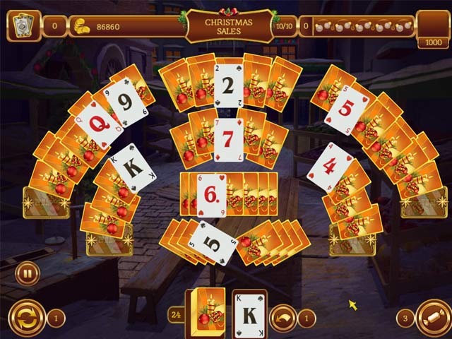 solitaire game: christmas screenshots 3