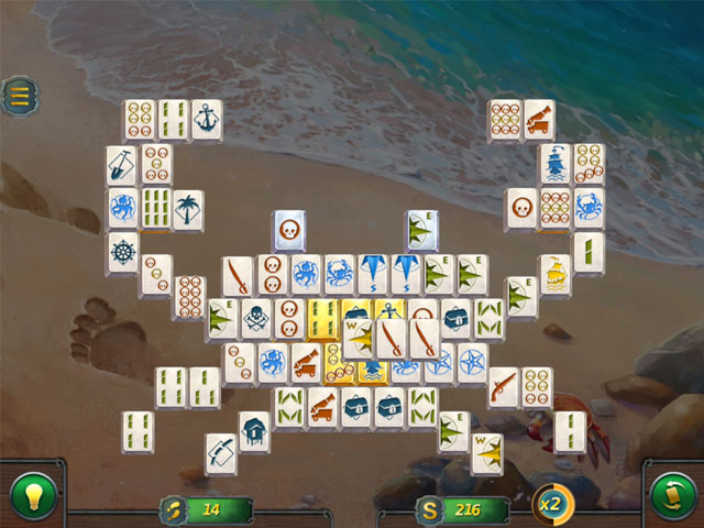 mahjong gold 2: pirates island screenshots 1