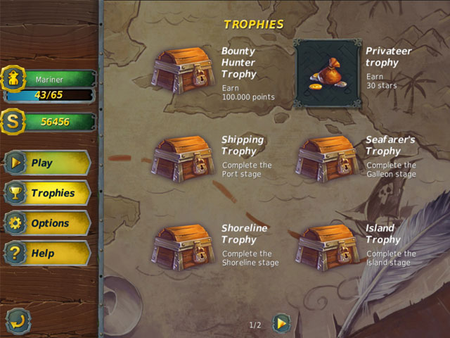 mahjong gold 2: pirates island screenshots 2