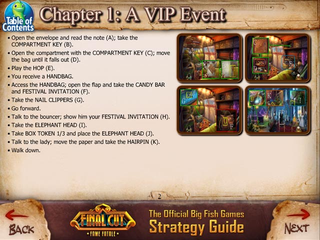 final cut: fame fatale strategy guide screenshots 1