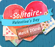 solitaire match 2 cards valentine's day