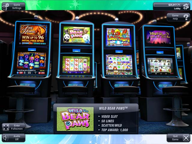 igt slots: wild bear paws screenshots 2