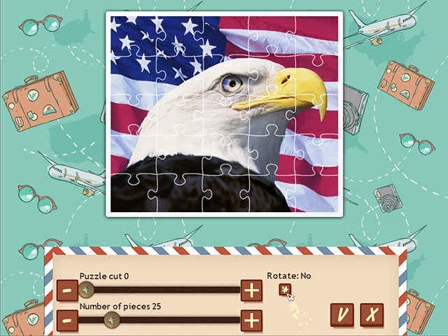 1001 jigsaw world tour: american puzzle screenshots 1