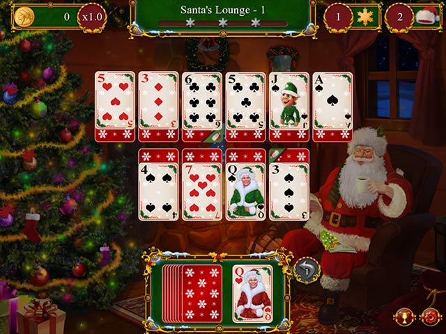 santa's christmas solitaire screenshots 1