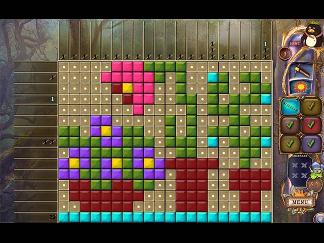 fantasy mosaics 20: castle of puzzles screenshots 1