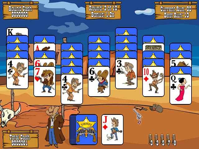 gunslinger solitaire screenshots 1