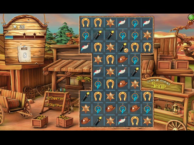 solitaire chronicles: wild guns screenshots 2