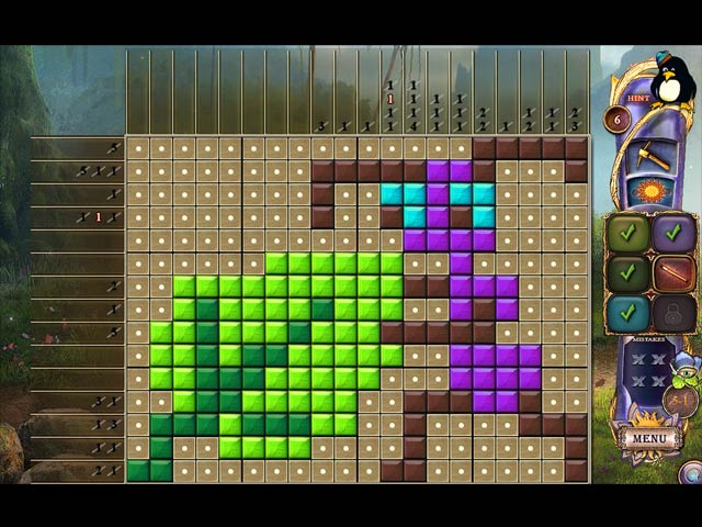 fantasy mosaics 24: deserted island screenshots 3