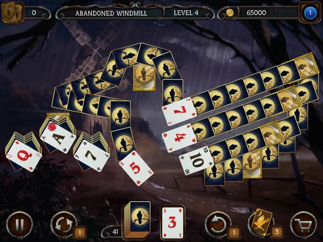 mystery solitaire: the black raven screenshots 1