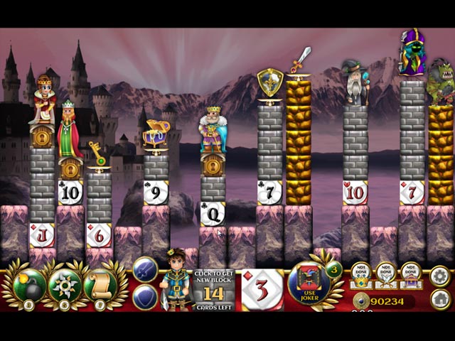 solitaire blocks: royal rescue screenshots 3