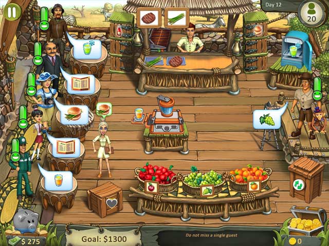 katy and bob: safari cafe screenshots 1