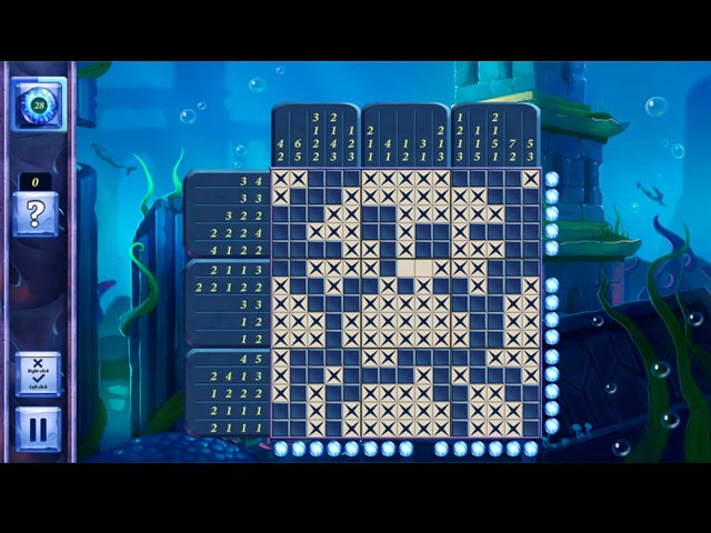 picross fairytale: legend of the mermaid screenshots 1