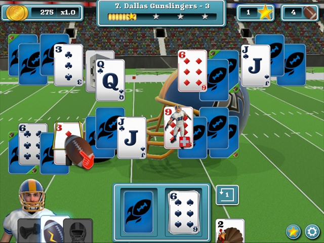 touch down football solitaire screenshots 1