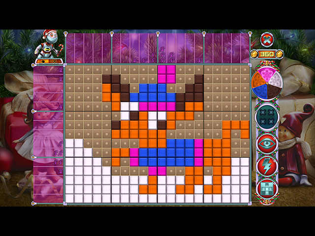 rainbow mosaics 10: christmas helper screenshots 1