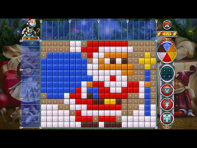 rainbow mosaics 10: christmas helper screenshots 2