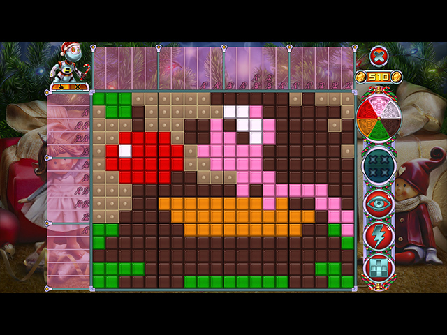 rainbow mosaics 10: christmas helper screenshots 3