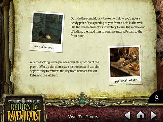 mystery case files: return to ravenhearst strategy guide screenshots 2