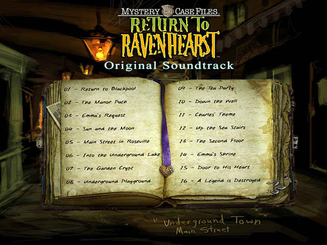 mystery case files: return to ravenhearst original soundtrack screenshots 1