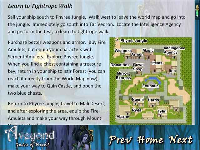 aveyond: gates of night strategy guide screenshots 1