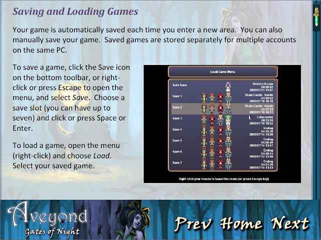 aveyond: gates of night strategy guide screenshots 2