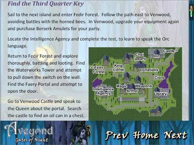 aveyond: gates of night strategy guide screenshots 3