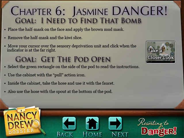 nancy drew dossier: resorting to danger strategy guide screenshots 9