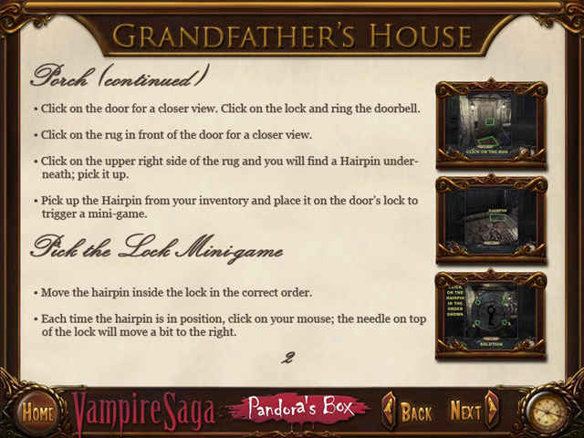 vampire saga: pandora's box strategy guide screenshots 2