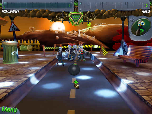 zombie bowl-o-rama screenshots 1