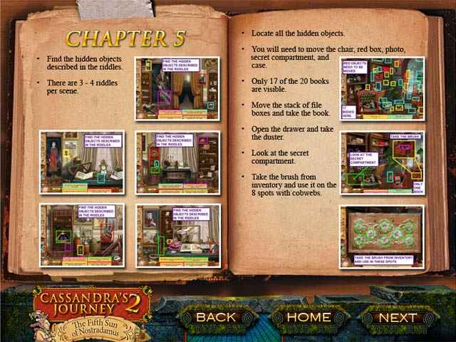 cassandra's journey 2: the fifth sun of nostradamus strategy guide screenshots 1