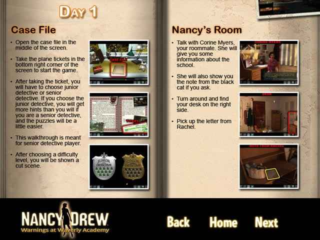 nancy drew: warnings at waverly academy strategy guide screenshots 1