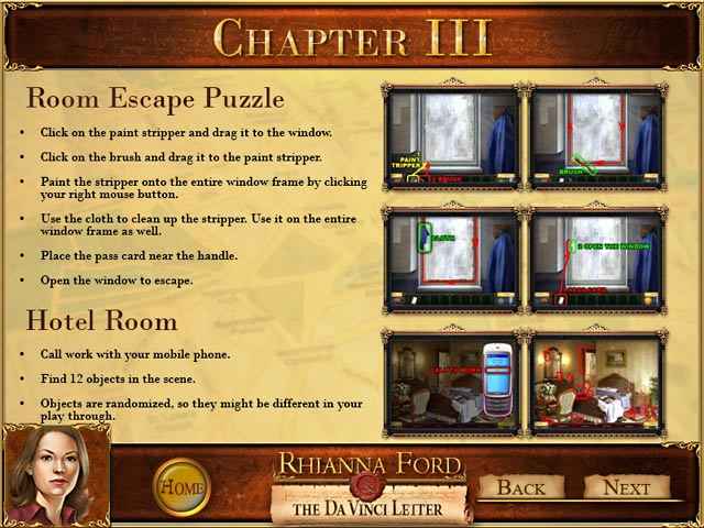 rhianna ford & the davinci letter strategy guide screenshots 2