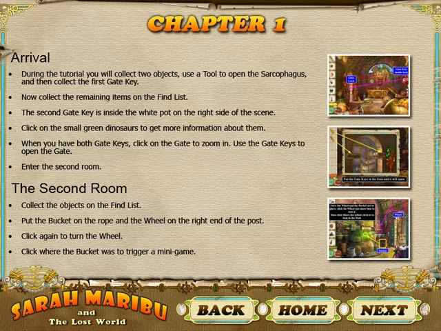 sarah maribu and the lost world strategy guide screenshots 1