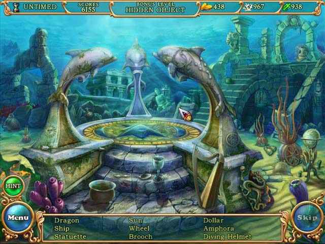 hidden wonders of the depths 3: atlantis adventures screenshots 1